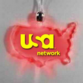 Light Up Pendant Necklace - USA - Red